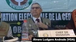 Jorge Carlos Fonseca, chefe da missão de observadores da CEDEAO, Bissau, Guiné-Bissau, 6 Junho 2023