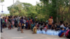 Người tị nạn Myanmar ở Maesot, biên giới Thái Lan giáp với Myanmar.