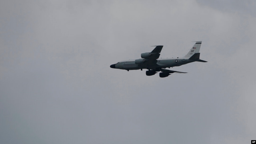 미 공군의 RC-135S ‘코브라볼’ 정찰기.