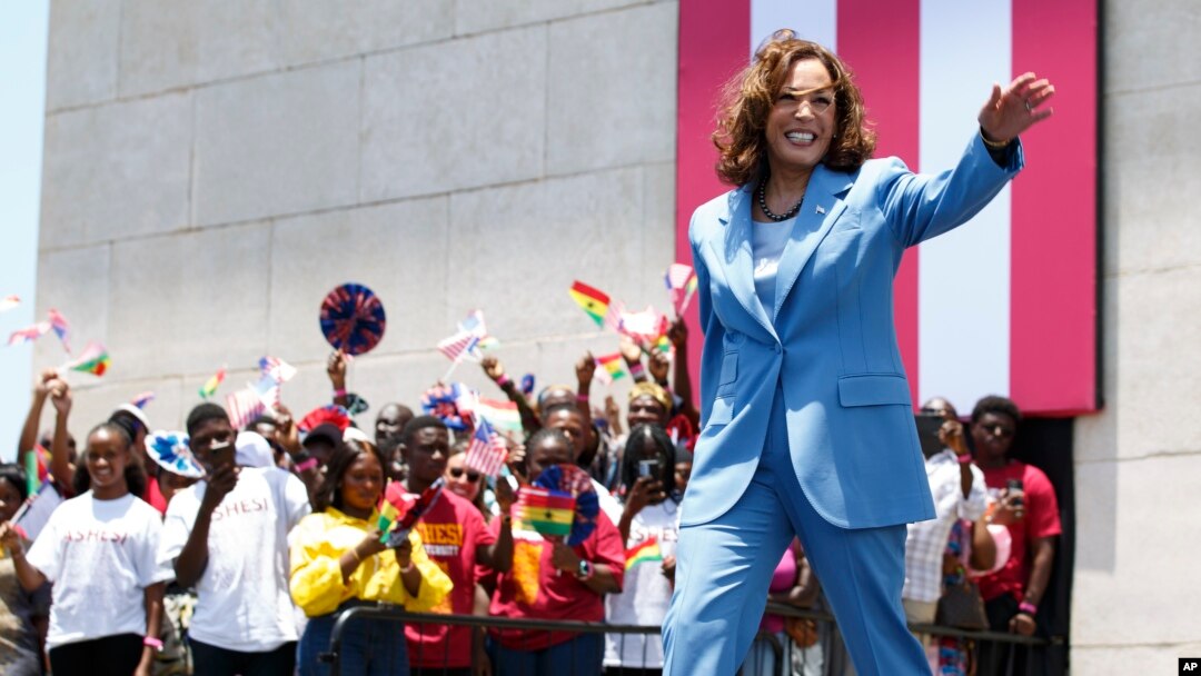 Mataimakiyar shugaban Amurka Kamala Harris a Ghana