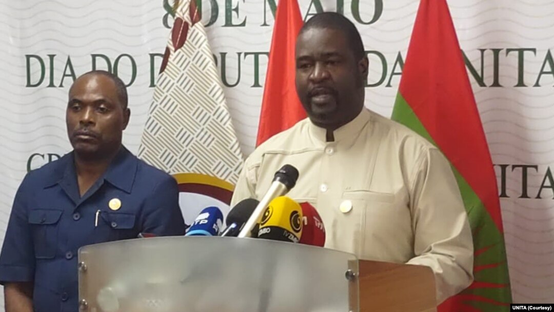 Liberty Chiyaka, presidente do grupo parlamentar da UNITA, Luanda