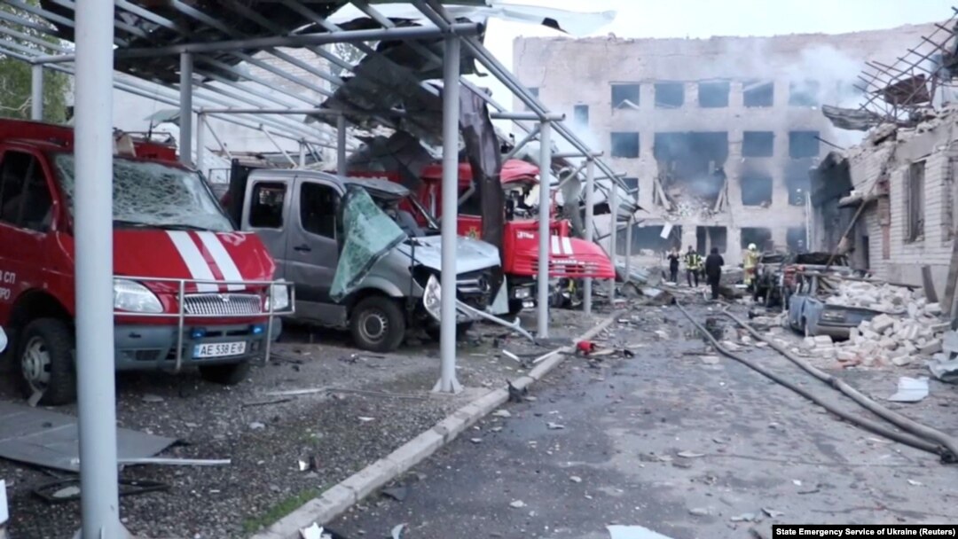 UKRAINE-CRISIS/ATTACK-DNIPRO