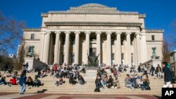 Sinh viên tại Đại học Columbia ở New York, Mỹ. Theo một báo cáo mới nhất, Việt Nam nằm trong số các thị trường ưu tiên tuyển chọn sinh viên của các trường ở Mỹ.