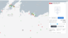 6일 선박의 위치 정보 웹 서비스 업체인 ‘마린트래픽(MarineTraffic)’이 공개한 천마산호의 행적. (화면출처: MarineTraffic)