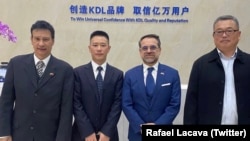 El gobernador del estado Carabobo, Rafael Lacava, durante su visita a Shanghai.