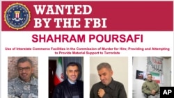 Imagen divulgada por el FBI el 10 de agosto de 2022 muestra al miembro de la Guardia Revolucionaria iraní Shahram Poursafi, a quien acusa de planear el asesinato del exasesor presidencial de EEUU John Bolton.