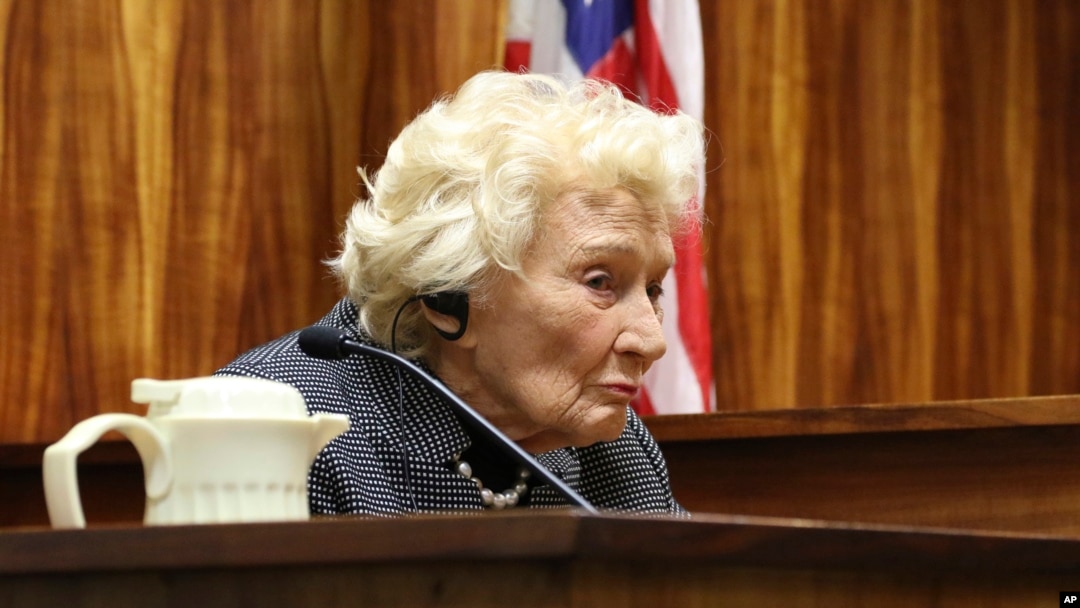FILE - Abigail Kawananakoa, a Native Hawaiian heiress, testifies in court in Honolulu, July 21, 2020. The so-called last Hawaiian princess, died on Dec. 11, 2022. She was 96.