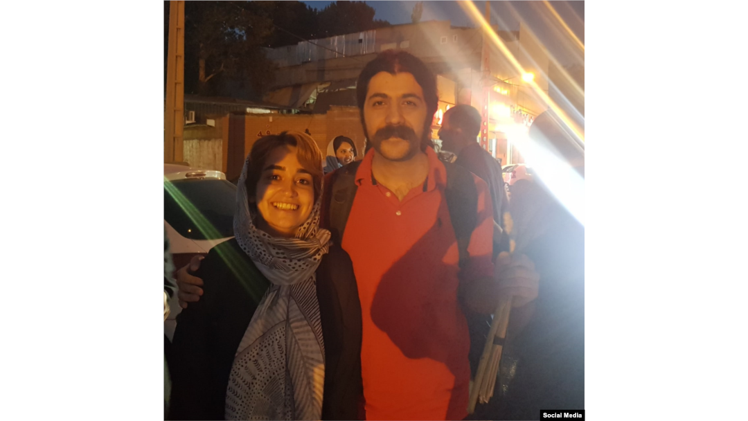 سروناز احمدی و همسرش کامیار فکور