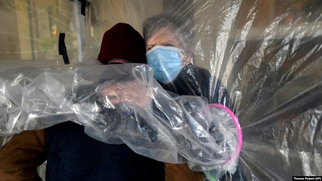 ''Hug tents'' similar to this one in Louisville, Colorado, are starting to be seen in England, Brazil and other parts of the United States. (AP Photo/Thomas Peipert)