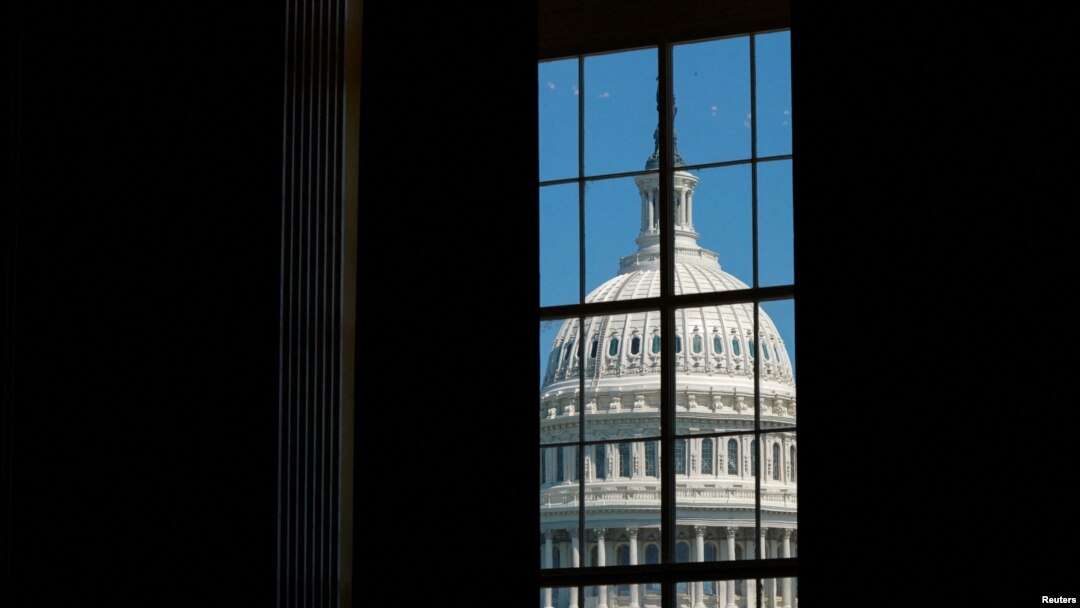 FILE - The U.S. Capitol dome is seen from the Cannon House Office Building on Capitol Hill in Washington, July 14, 2022. 