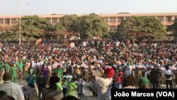 Comício da UNITA em Benguela, Angola