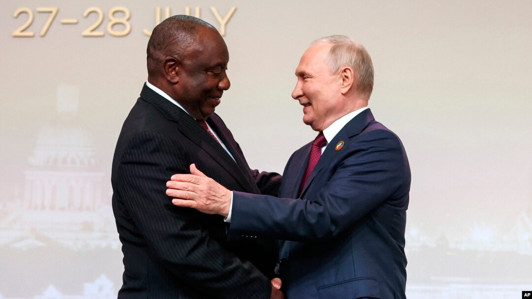 Putin da Ramaphosa