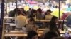 數週抗議 香港學生示威者不廢學業