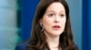 FILE - Anne Neuberger, deputy national security adviser for cyber and emerging technology, speaks during a press briefing at the White House, March 21, 2022, in Washington. 