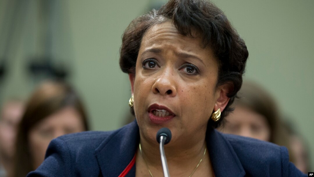 Attorney General Loretta Lynch testifies on Capitol Hill in Washington, Tuesday, July 12, 2016, before the House Judiciary Committee.