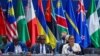 Commonwealth Secretary-General Patricia Scotland addresses delegates during a Commonwealth Ministers meeting on small states, at the Kigali Convention Centre, the venue hosting the Commonwealth Heads of Government Meeting (CHOGM) in Kigali, Rwanda, June 22, 2002.