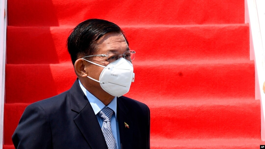 Russia Myanmar leader