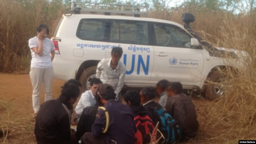 FILE - Montagnard people from Vietnam have crossed the border into Cambodia hiding out in the forests in northeastern Cambodia, fearful that the Cambodian authorities will deport them. (United Nations)