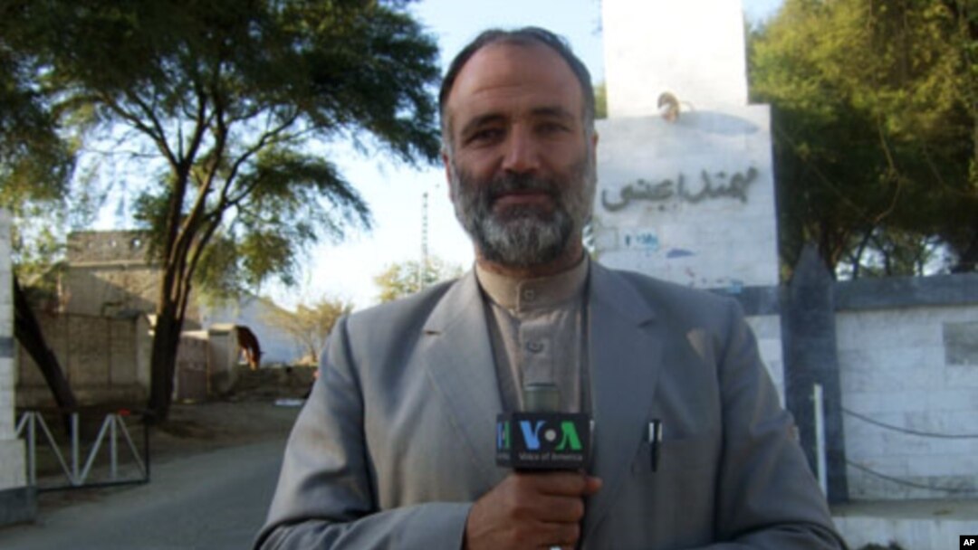 VOA reporter Mukarram Khan Aatif shown in northwest Pakistan in January 2012. The Pakistani Taliban claimed responsibility for killing Aatif in a mosque in Shabqadar, some 35 kilometers from Peshawar.