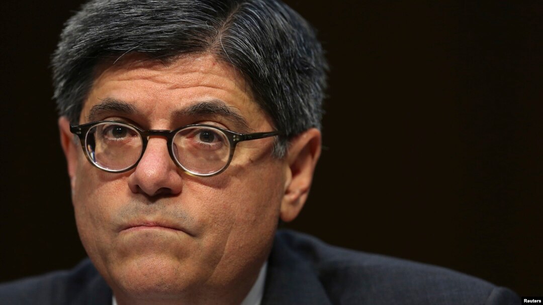 FILE - US Treasury Secretary Jack Lew.