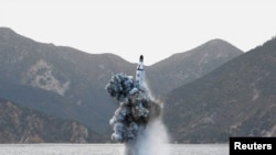 北韓察潛射導彈項目