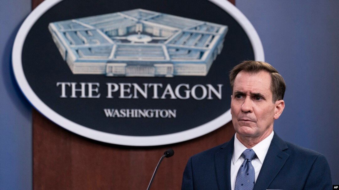 John Kirby, porta-voz do Departamento de Defesa dos Estados Unidos