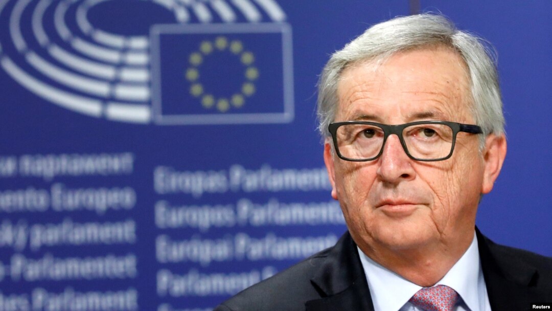 European Commission President Jean-Claude Juncker attends a news conference after the presentation of a White Paper on the Future of Europe in Brussels, Belgium, March 1, 2017.