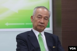 新台灣國策智庫董事長吳榮義（美國之音張佩芝拍攝）