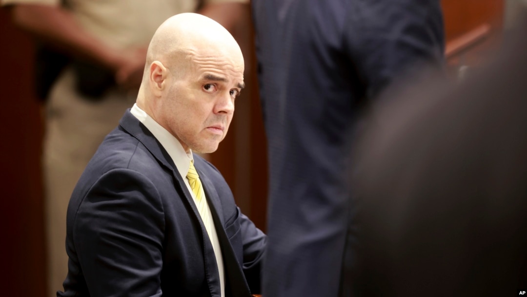 Robert Telles waits in the courtroom during a break in proceedings during his murder trial in the death of Las Vegas Review-Journal investigative journalist Jeff German at the Regional Justice Center in Las Vegas, Nevada, on Aug. 15, 2024. Telles has pleaded not guilty.