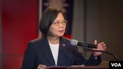 台灣總統蔡英文出席邦交國駐聯合國代表酒會。 （2019年7月11日，台灣總統府提供）