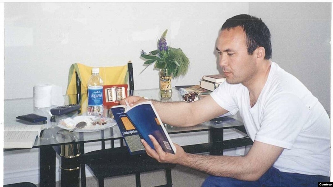 FILE - Huseyin Celil is pictured at his home in Canada. He was imprisoned in China in 2006 for speaking up for Uyghur rights, and now the Uyghur Human Rights Projects and other entities are calling for his release. (Photo courtesy of Kamila Talendibaeva)