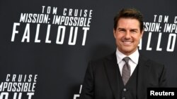 Tom Cruise durante el estreno de la película película "Misión Imposible: Repercusión", en el museo Nacional del Aire y el Espacio de la institución Smithsonian, en Washington, el 22 de julio de 2018.