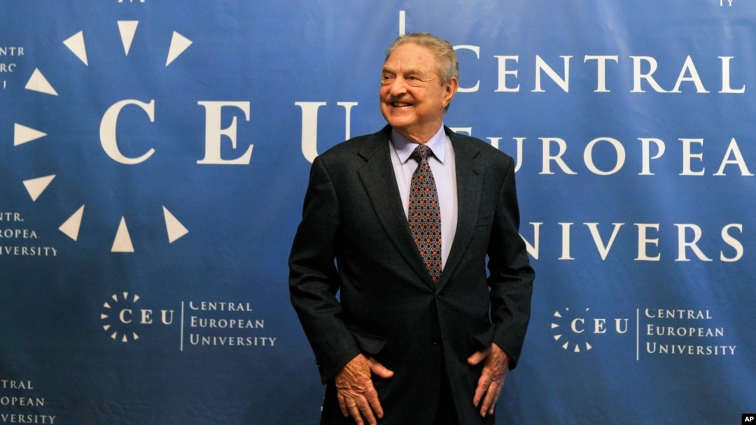 FILE - Hungarian-born U.S. billionaire and investor George Soros is seen ahead of a lecture at the Central European University (CEU), founded by him, in Budapest, Hungary, Oct. 26, 2009.