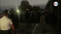 Persiste la tensión entre autoridades y caravana de migrantes en frontera entre Honduras y Guatemala