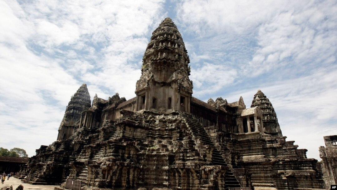 Cambodia's famed Angkor Wat ancient Hindu temple complex stands in Siem Reap province, some 230 kilometers (143 miles) northwest Phnom Penh, Cambodia, June 28, 2012. 