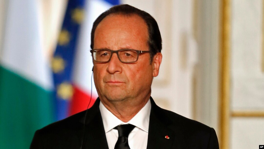 French President Francois Hollande, Sept. 14 , 2015. 