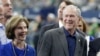 Former Republican US President Bush Congratulates Biden