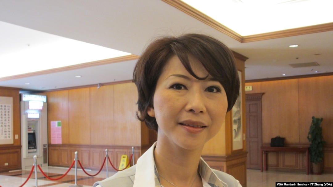 台灣民進黨立委陳亭妃 (攝影﹕ 美國之音張永泰)