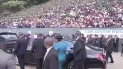 Chiwenga Supporters Singing at National Heroes Acre