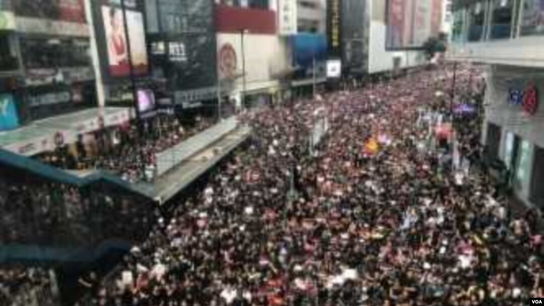 香港民陣”反送中”黑色大遊行