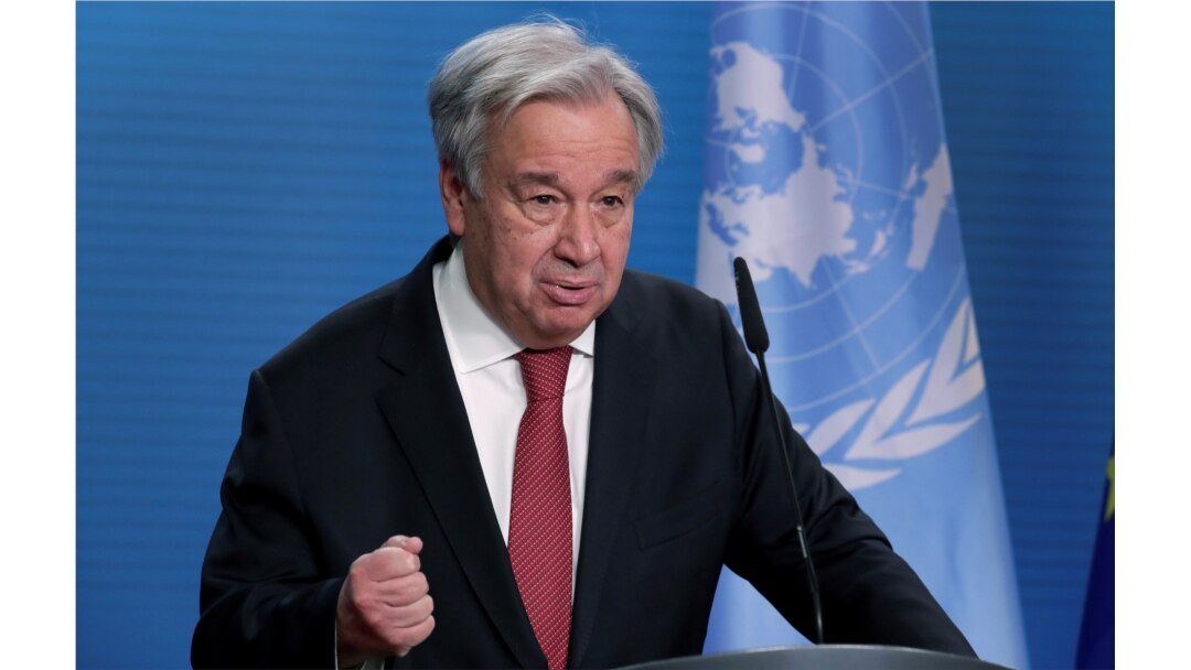 FILE - U.N. Secretary-General Antonio Guterres.