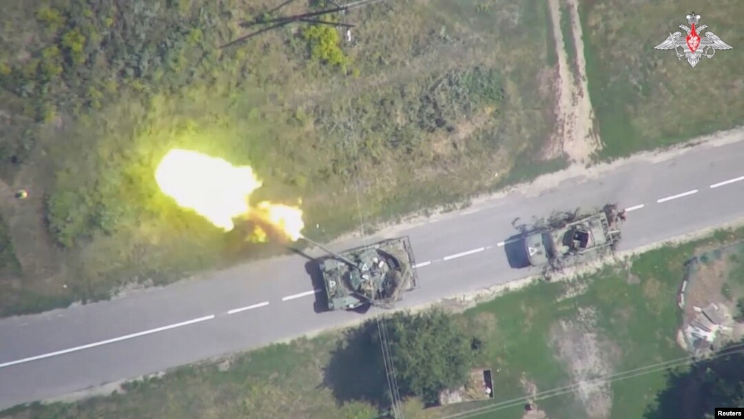 Kursk bölgesindeki Ukrayna tankları