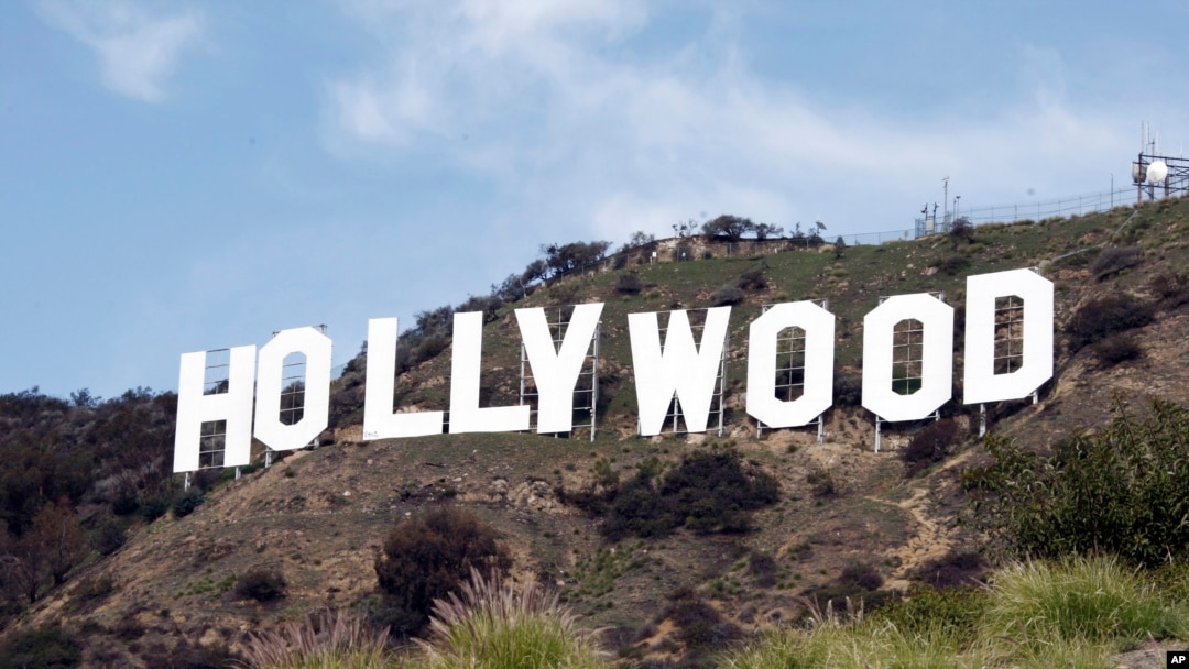 The Hollywood sign in Los Angeles, California