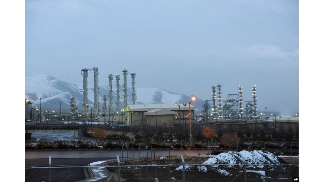 FILE - This Jan. 15, 2011 file photo shows the heavy water nuclear facility near Arak, Iran.