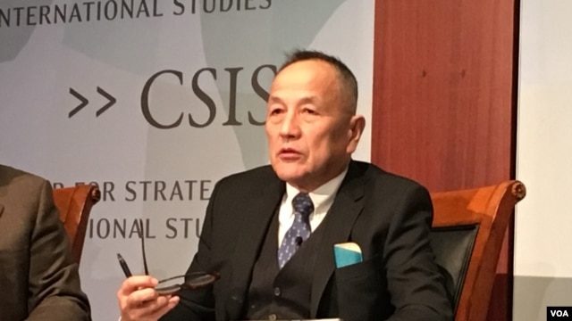 日本海上自衛隊退役中將吉田正紀(美國之音鐘辰芳拍攝)