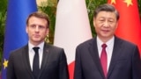 法国总统马克龙和中国国家主席习近平。(资料照片)