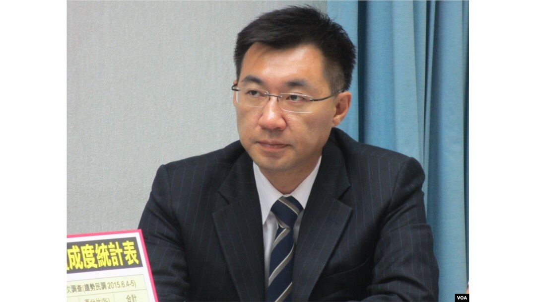 台灣執政黨國民黨立委江啟臣(美國之音張永泰拍攝)