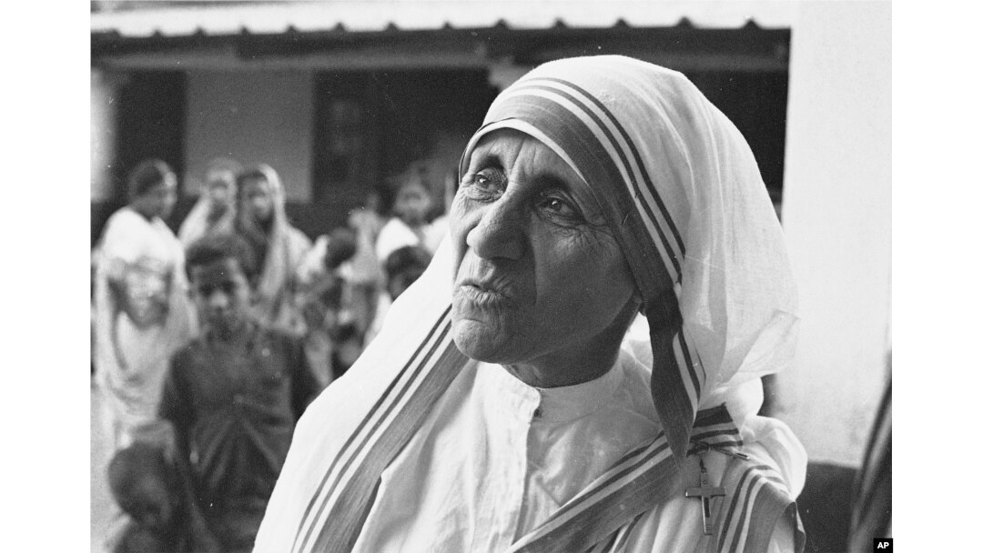 FILE - Mother Teresa, seen March 30, 1966, the superior-general of the Roman Catholic Missionaries of Charity, runs the Home for the Dying Destitutes in Calcutta, India.