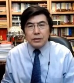 紐約城市大學政治學教授夏明博士。（美國之音資料照）