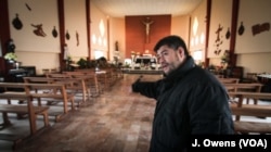 Father Rito Julio Alvarez, a local priest, had to stop housing refugees and migrants in his church Ventimiglia, Italy, after he received threatening letters.